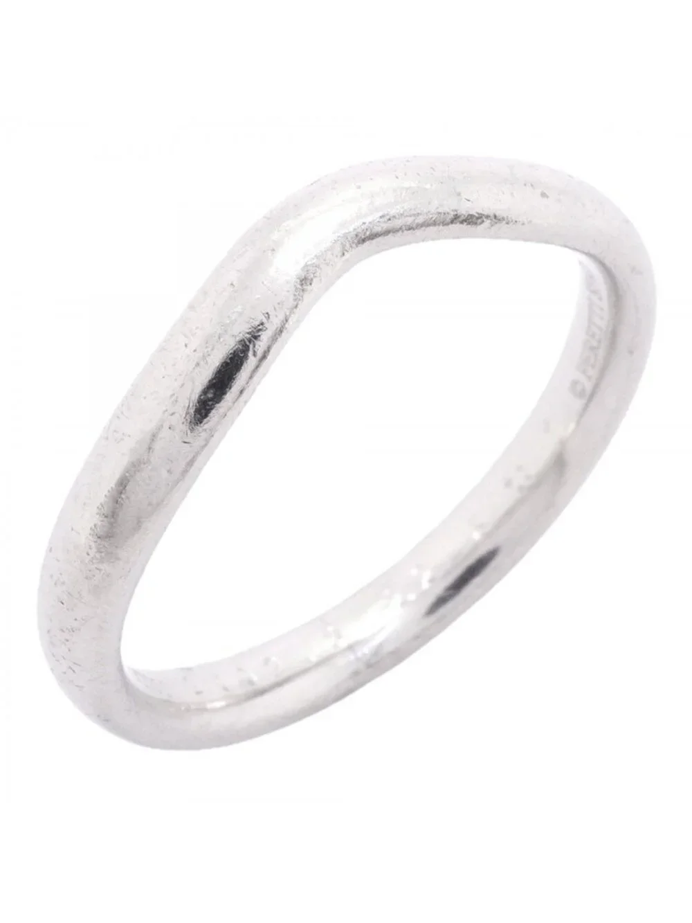 Tiffany & Co Ring T Cube Band Platinum